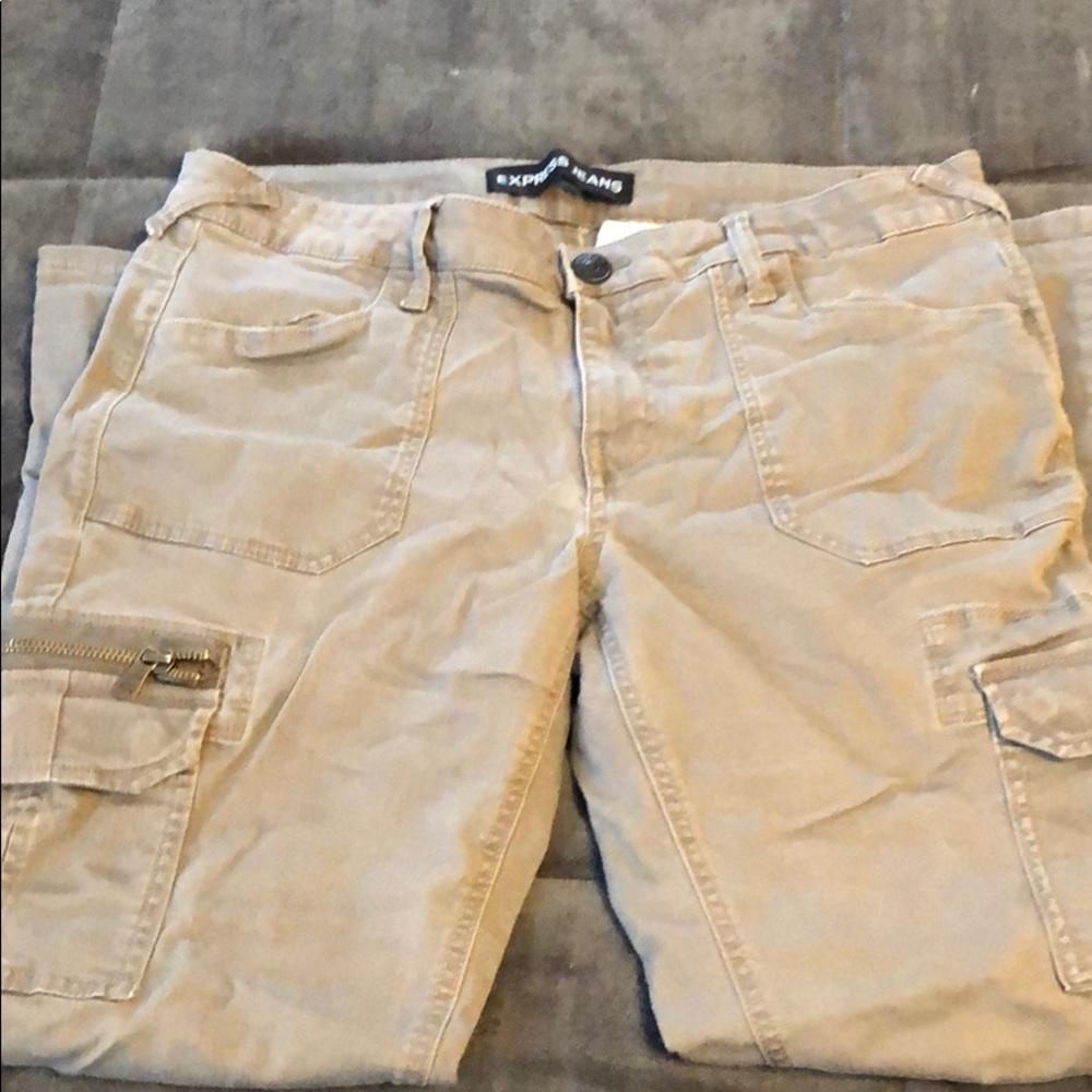 Cargo skinny ankle pant